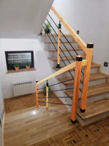 Balustrada schodowa wewnętrzna