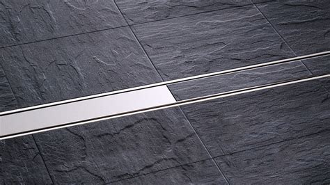 Diagram przekroju odpływu liniowego Linearis Compact