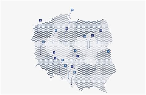 Mapa z zaznaczonymi wypożyczalniami sprzętu budowlanego w Łodzi