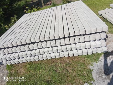betonowe słupki ogrodzeniowe
