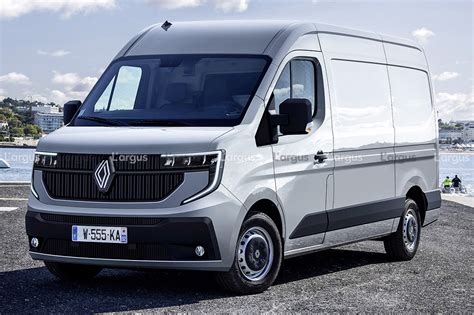 Wizualizacja nowoczesnego wnętrza Renault Master z elementami komfortu