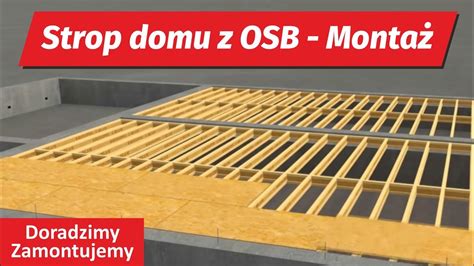 Układanie płyt OSB prostopadle do belek stropowych