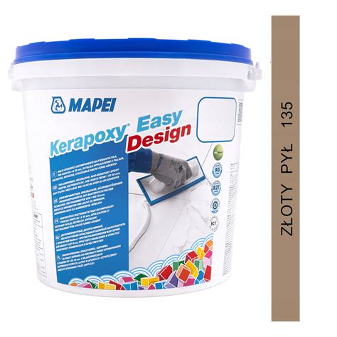 Mapei fuga złoty pył na płytkach