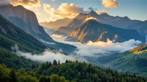 Krajobraz Sierra Nevada z widokiem na szczyty