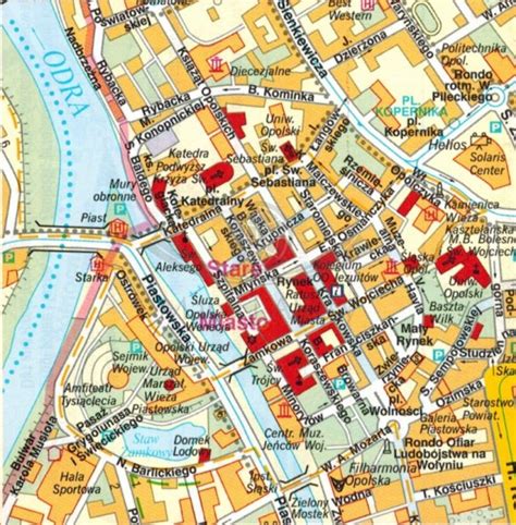 Mapa historyczna miasta lokacyjnego