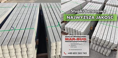 betonowe słupki ozdobne w ogrodzie