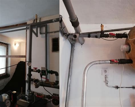 Przykłady montażu odpowietrzników w różnych punktach instalacji