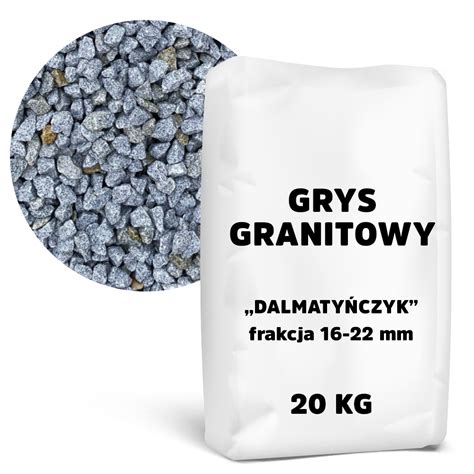 Zbliżenie na grys granitowy 16-22 mm