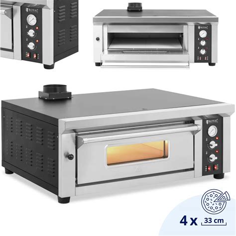 Piec do pizzy z kamieniem szamotowym