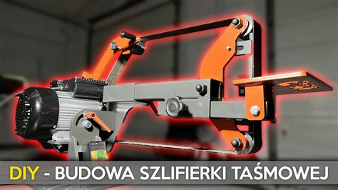 Schemat budowy szlifierki taśmowej