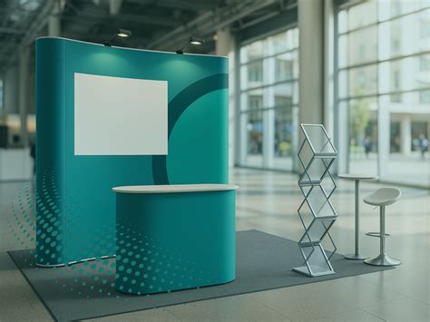 Przykładowa instalacja podłogi modułowej WARCO na stoisku targowym