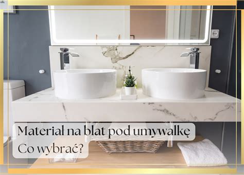 Czysty blat kompaktowy w łazience